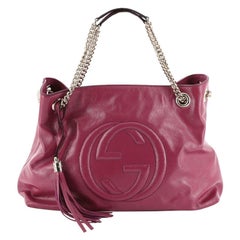 Gucci  Soho Chain Strap Shoulder Bag Patent Medium