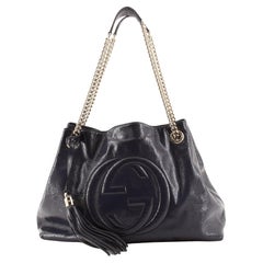 Gucci Soho Chain Strap Shoulder Bag Patent Medium