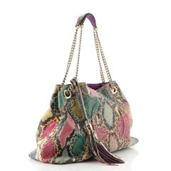 Gucci Soho Chain Strap Shoulder Bag Python Medium