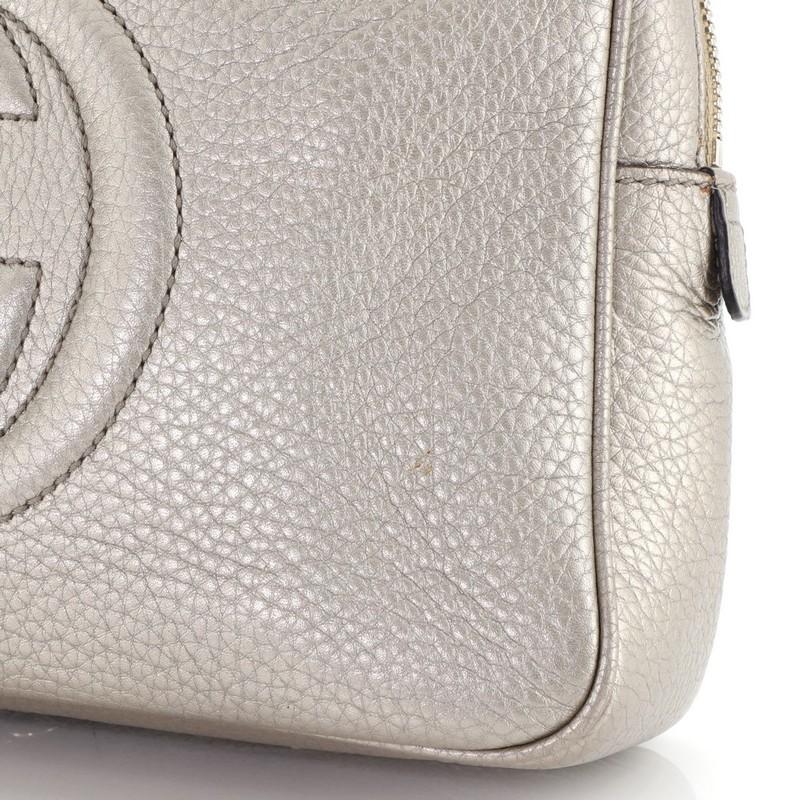 Gucci Soho Chain Zip Shoulder Bag Leather Small 2