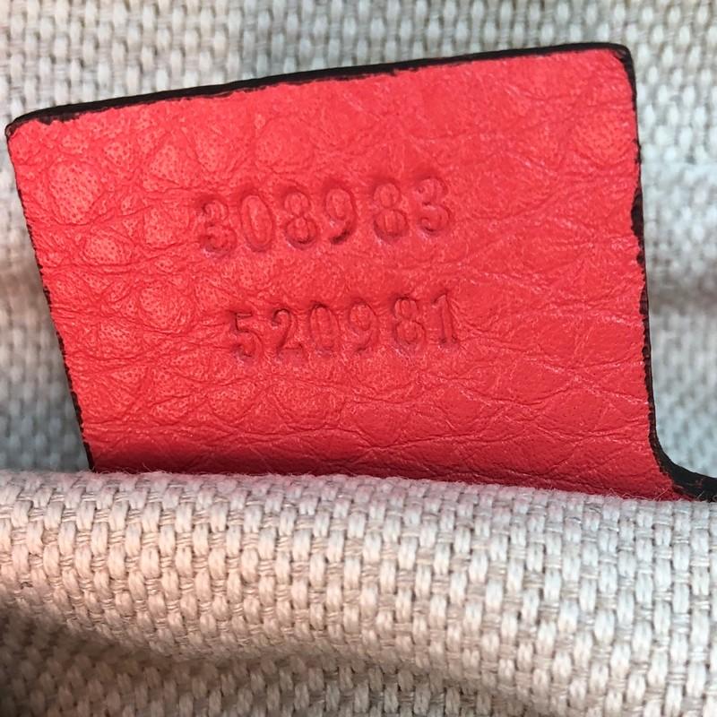 Gucci Soho Chain Zip Shoulder Bag Leather Small 4