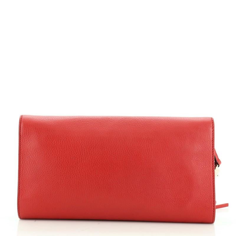 gucci red clutch