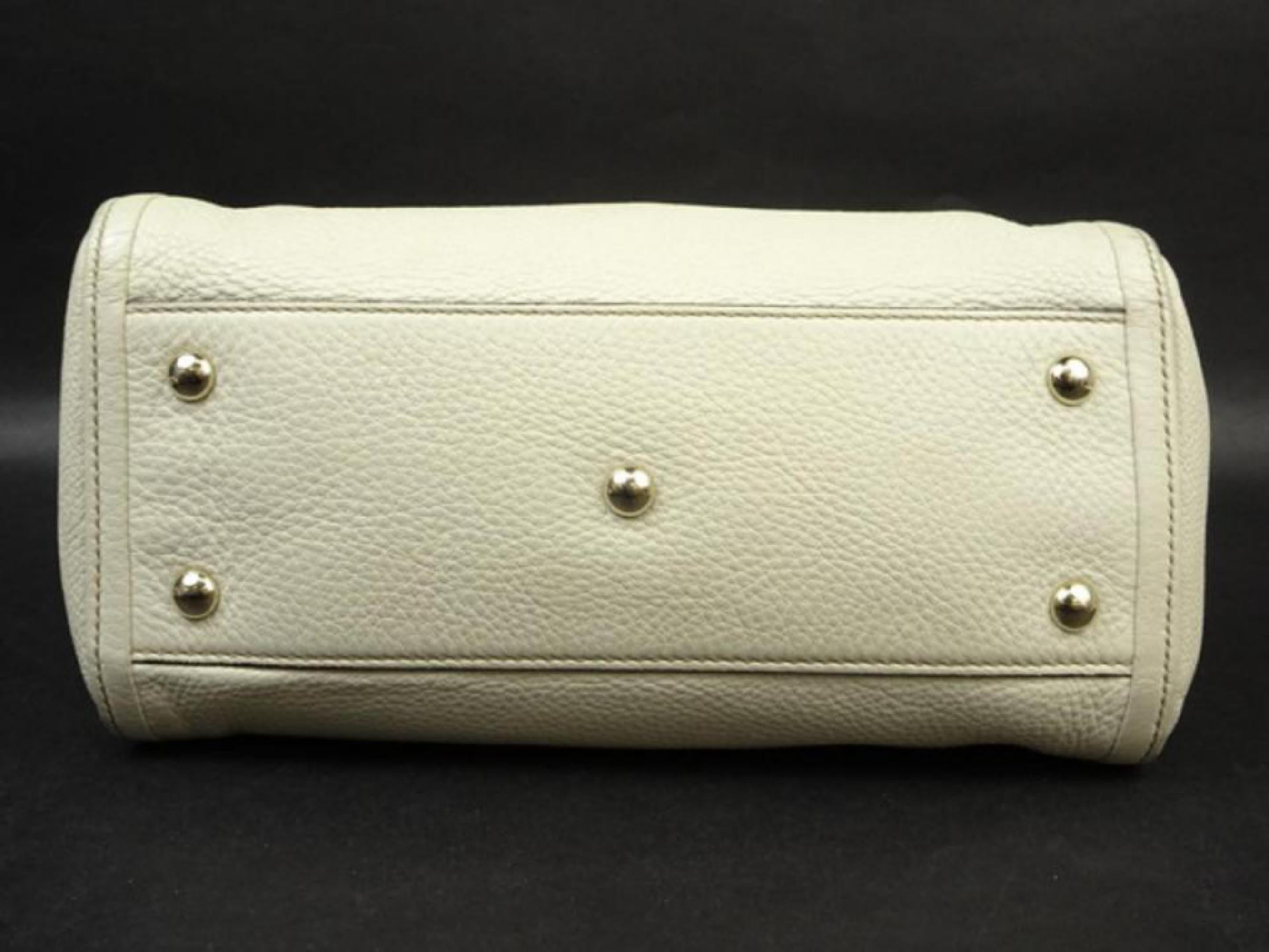 Gucci Soho Convertible 219069 Ivory Leather Shoulder Bag For Sale 2