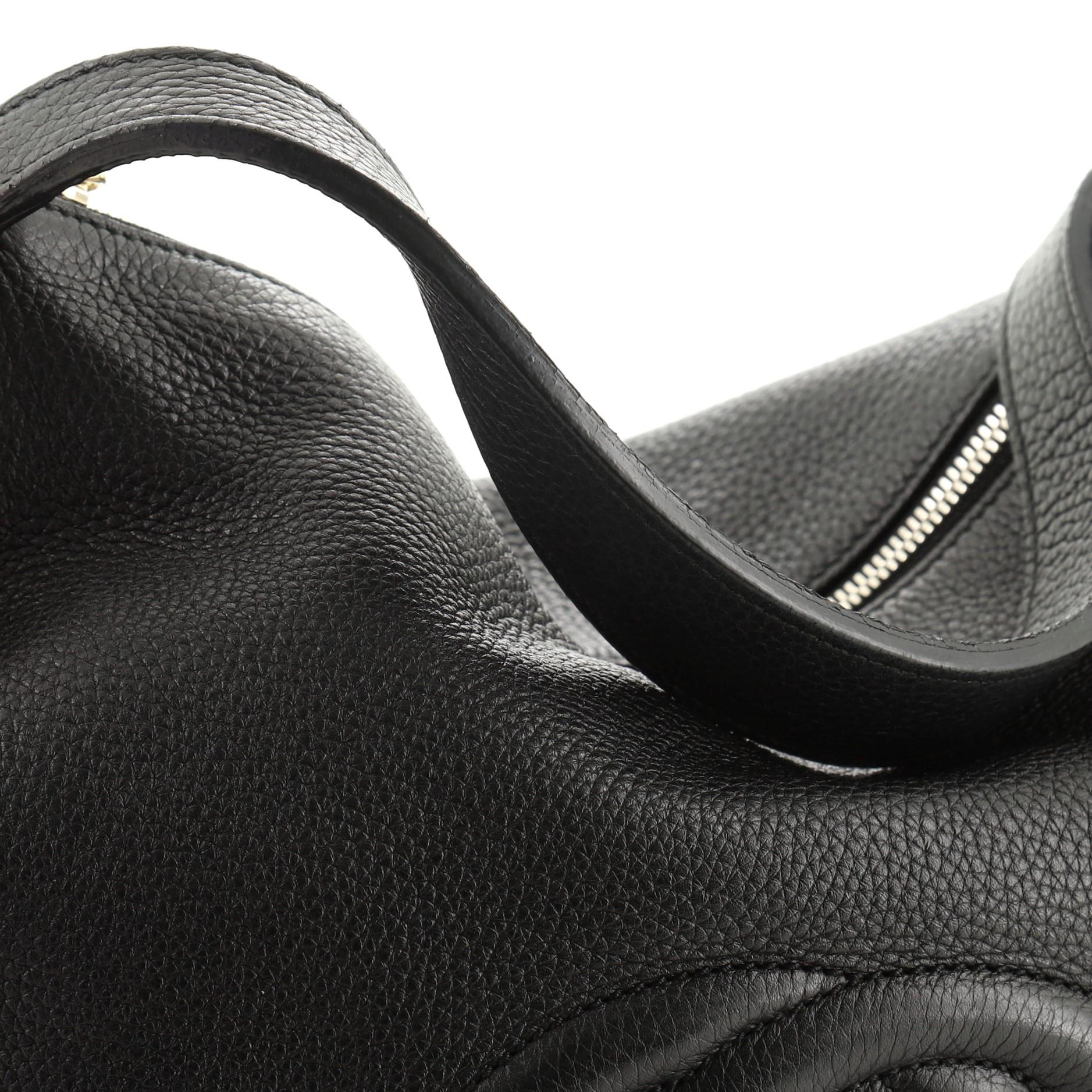 Black Gucci Soho Convertible Hobo Leather Large