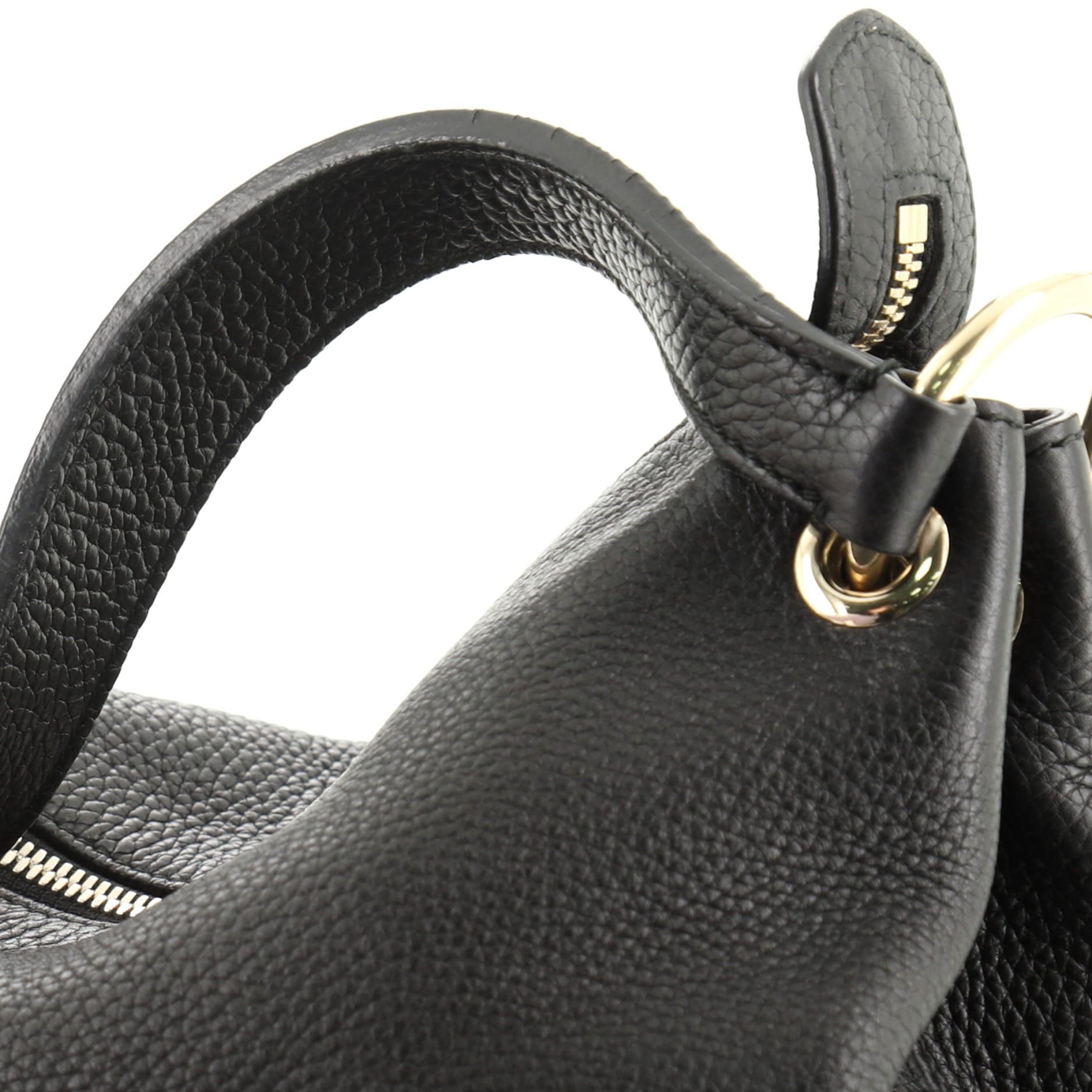 Gucci Soho Convertible Hobo Leather Large In Fair Condition In NY, NY