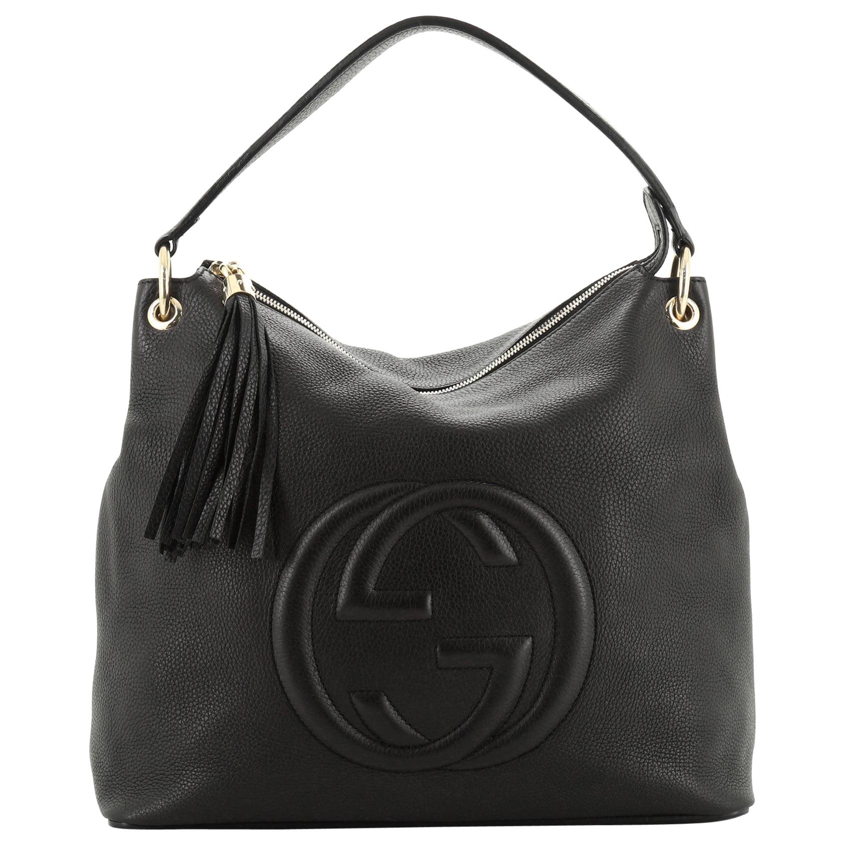Gucci Soho Convertible Hobo Leather Large