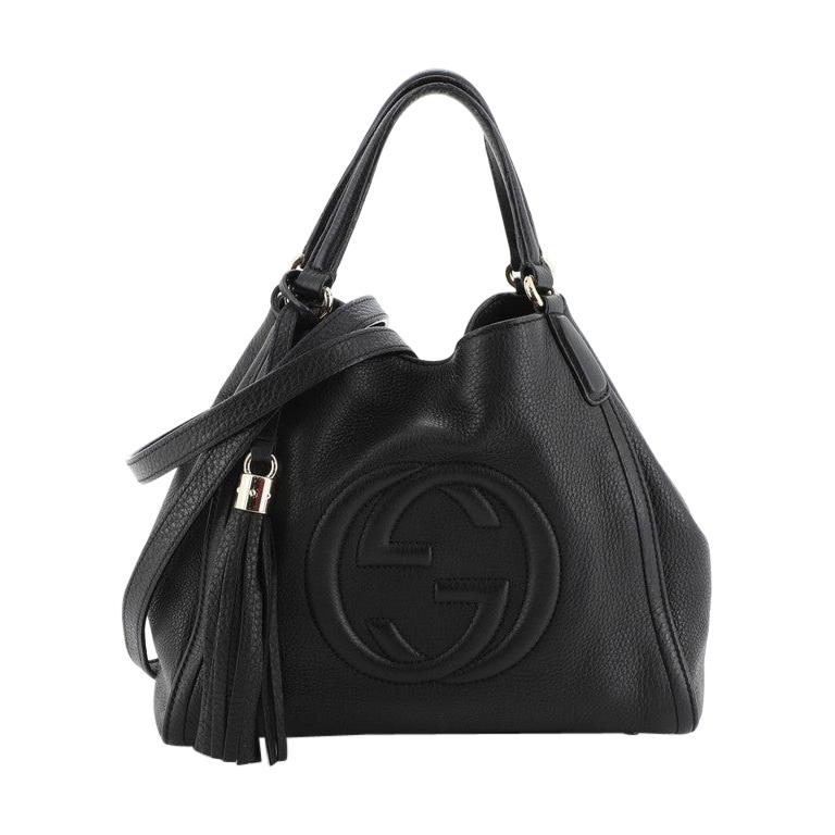 Gucci Soho Convertible Shoulder Bag Leather Small at 1stDibs