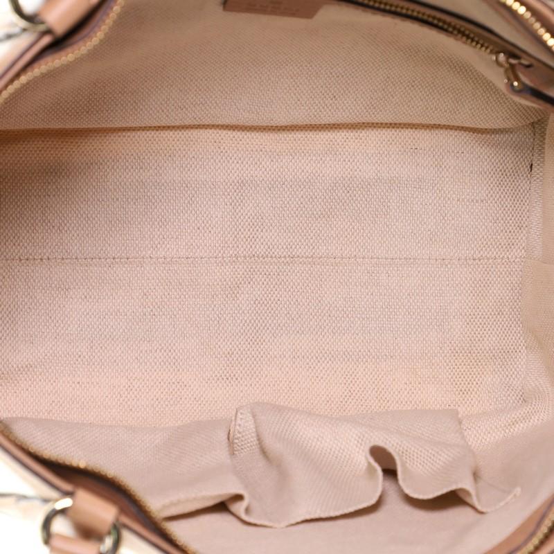 Gucci Soho Convertible Top Handle Bag Canvas Medium In Good Condition In NY, NY