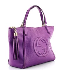 Gucci Soho Convertible Top Handle Bag Leather Small