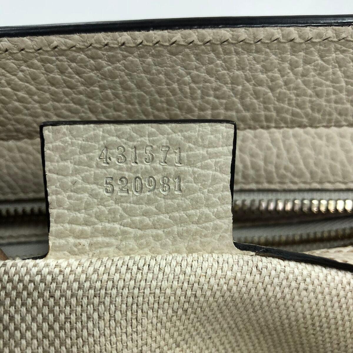Gucci Soho Convertible Top Handle Satchel Leather Medium 2