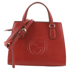 Gucci Soho Convertible Top Handle Satchel Leder Medium