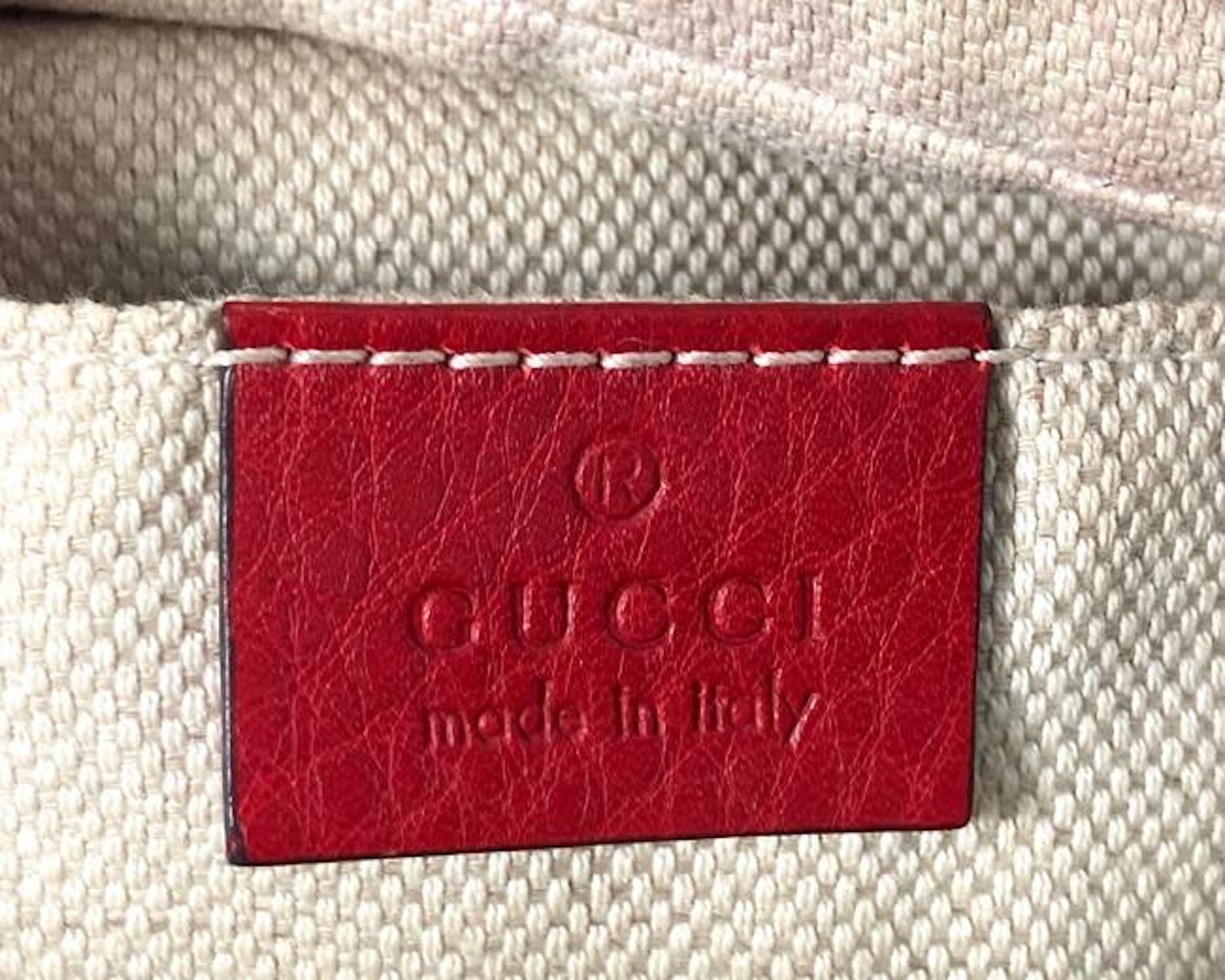 red gucci camera bag