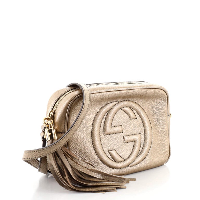 Gucci Soho Disco Crossbody Bag Leather Small at 1stDibs