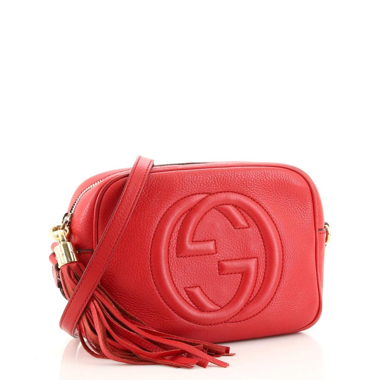 Gucci Soho Disco Crossbody Bag Leather Small at 1stDibs