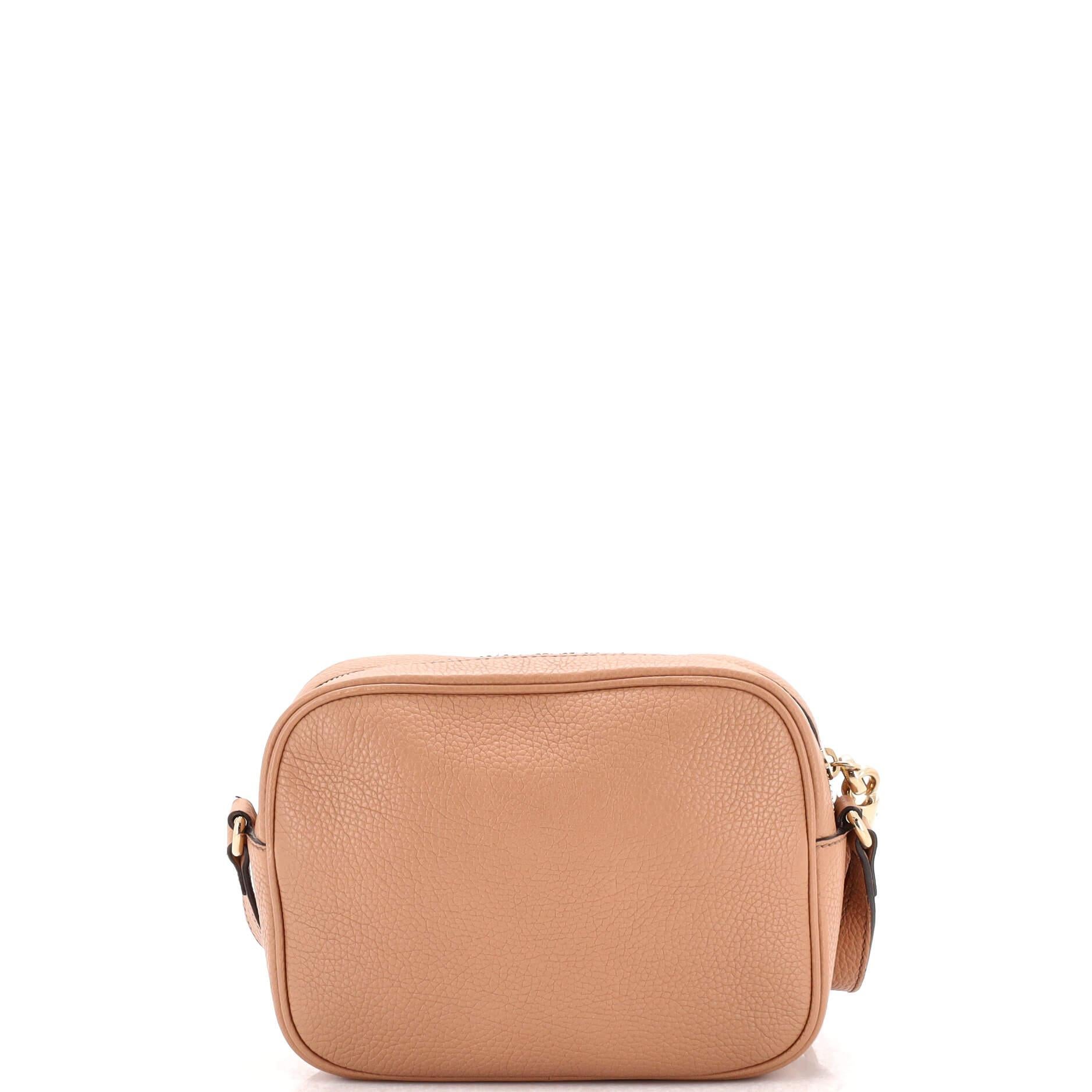 Gucci Soho Disco Crossbody Bag Leather Small In Good Condition For Sale In NY, NY