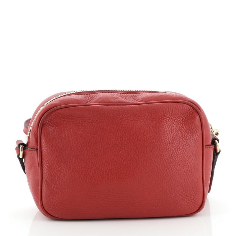 Gucci Soho Disco Crossbody Bag Leather Small In Good Condition In NY, NY