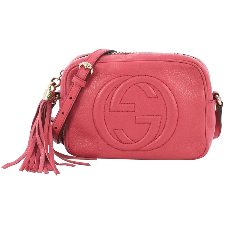 Gucci Soho Disco Crossbody Bag Leather Small at 1stDibs