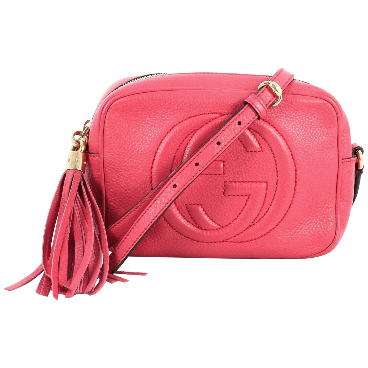 Gucci Soho Disco Crossbody Bag Leather Small at 1stDibs
