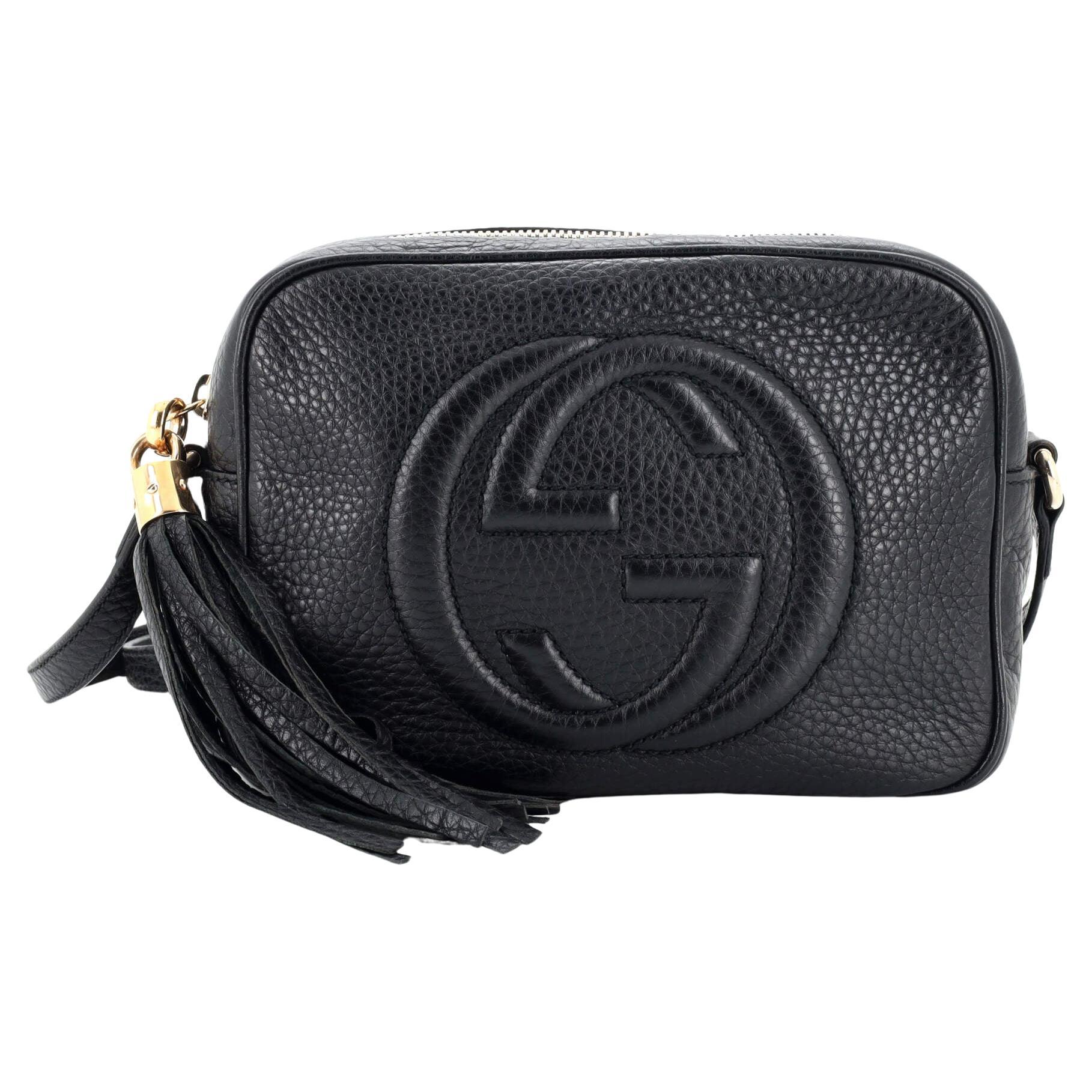 Gucci Soho Disco Crossbody Bag Leather Small For Sale at 1stDibs