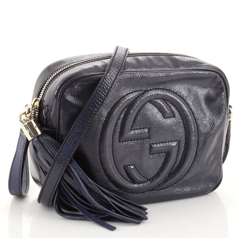 Gucci Soho Disco Crossbody Bag Patent Small at 1stDibs