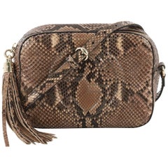 Gucci Soho Disco Crossbody Bag Python Small