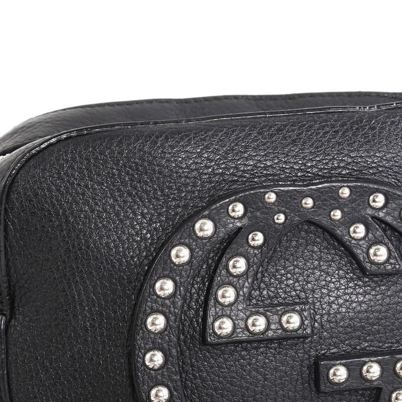 Gucci Soho Disco Crossbody Bag Studded Leather Small 3