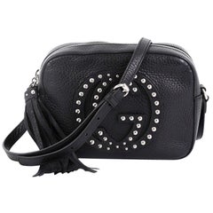 Gucci Soho Disco Crossbody Bag Studded Leather Small