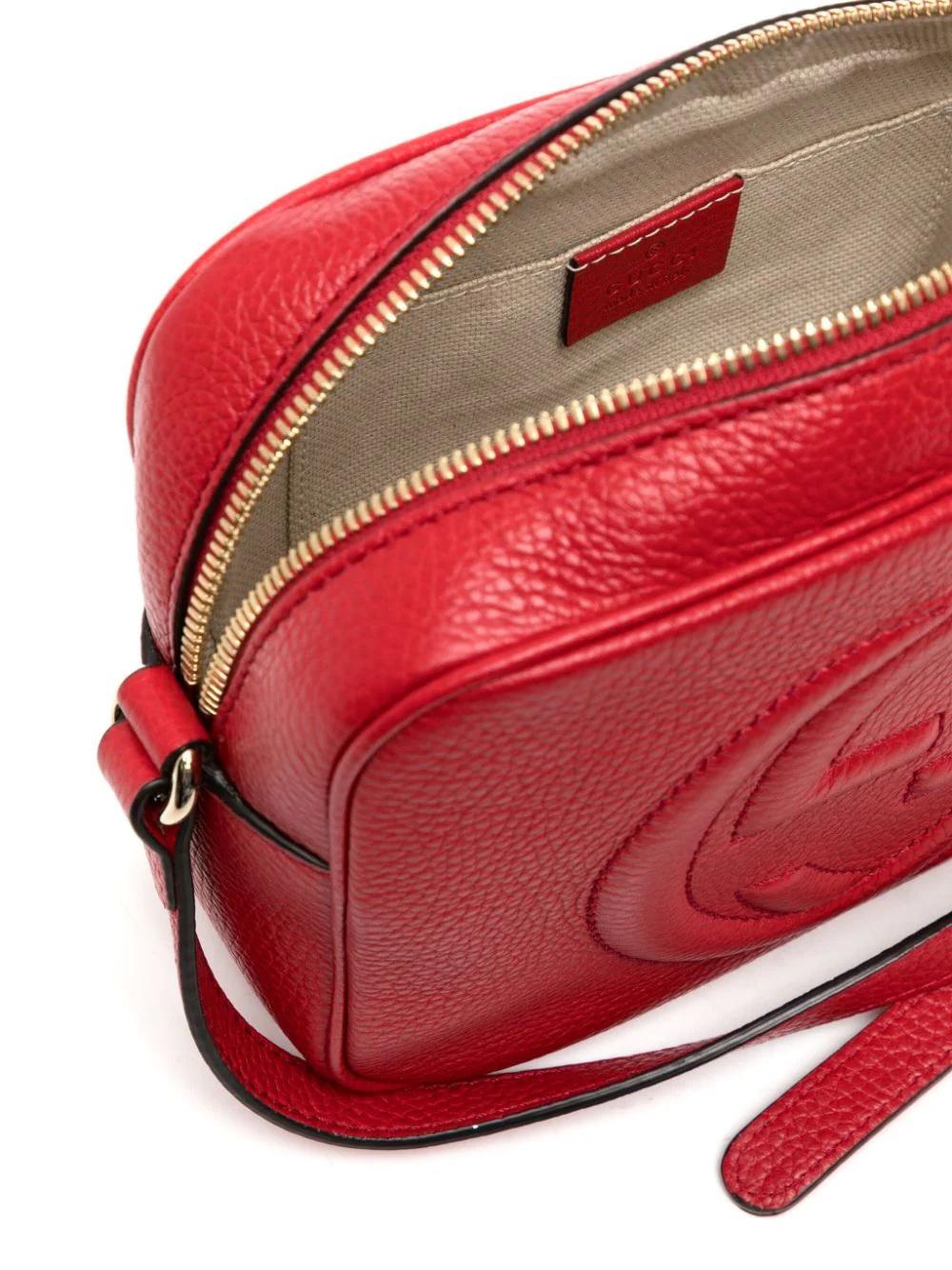 Gucci Soho Disco Red Shoulder Bag In Excellent Condition In London, GB