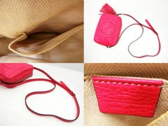 Gucci Soho Fuchsia Fringe Tassel Disco 230924 Pink Leather Cross Body Bag