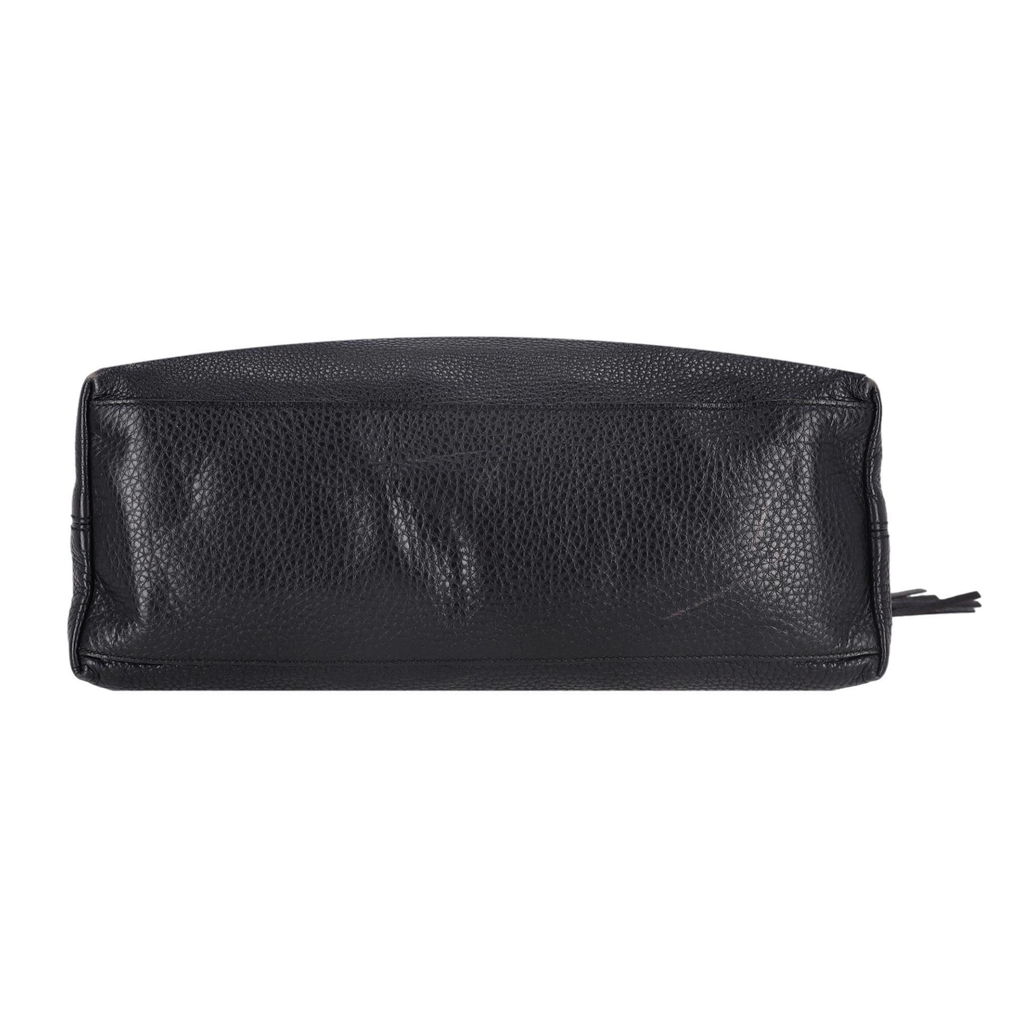 Gucci SOHO - Sac à main en cuir avec logo GG gaufré Pour femmes en vente