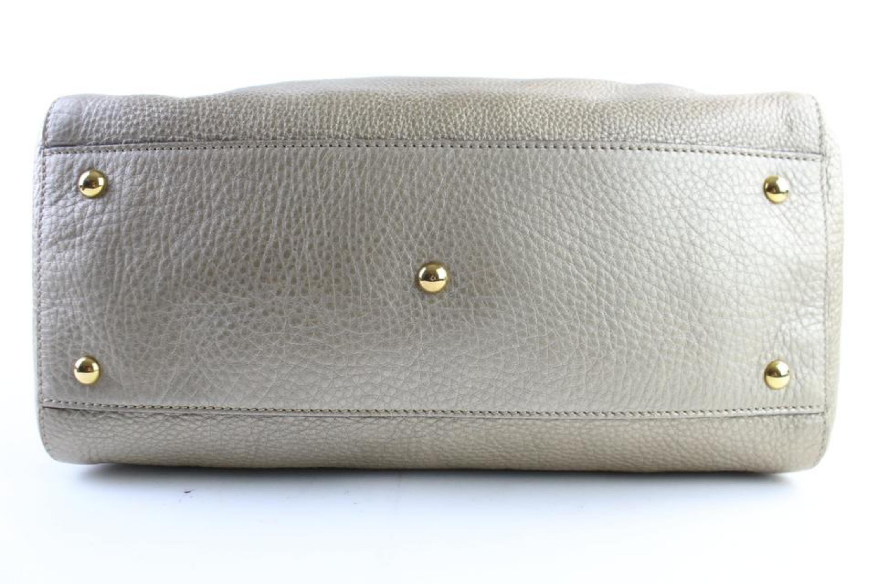 Gucci Soho Gradient Fringe Tote 226621 Bronze Leather Shoulder Bag For Sale 5