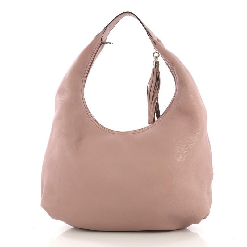 Gucci Soho Hobo Leather Large In Good Condition In NY, NY
