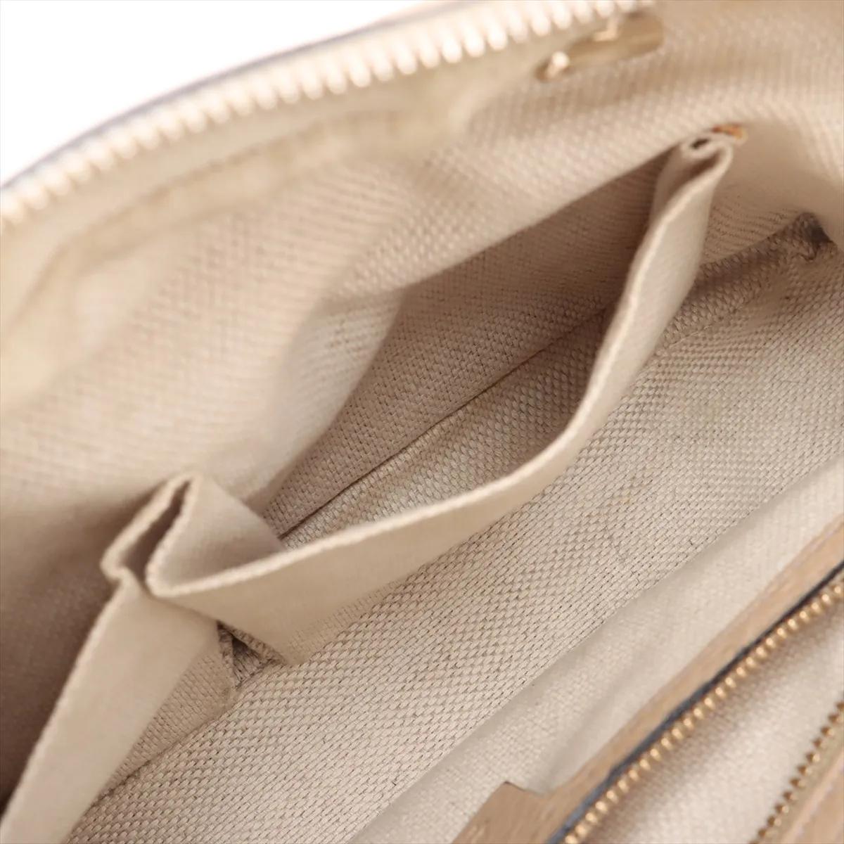 Gucci Soho Borsa a tracolla in pelle con catena Beige in vendita 7