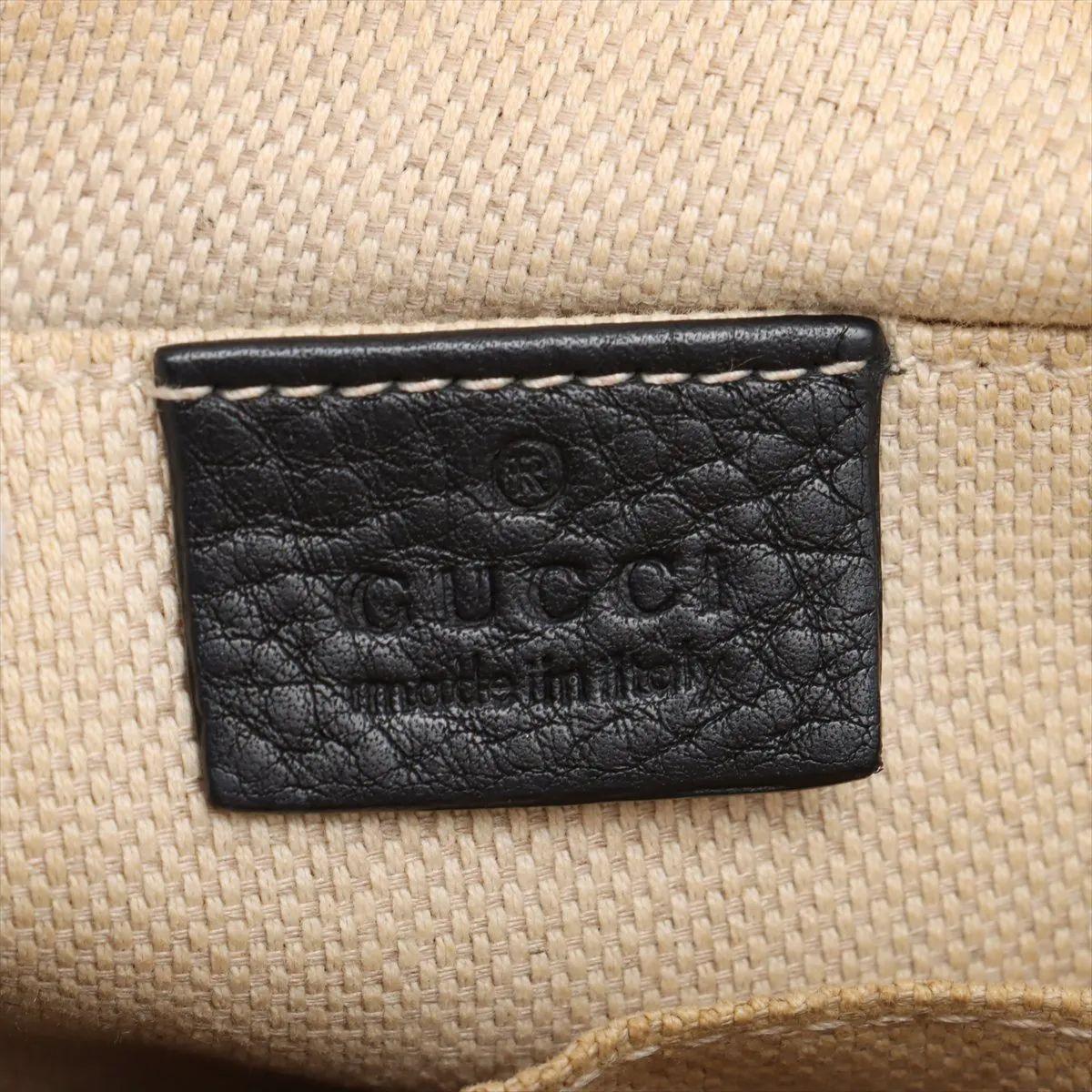 Gucci Soho - Borsa a tracolla in pelle nera in vendita 5