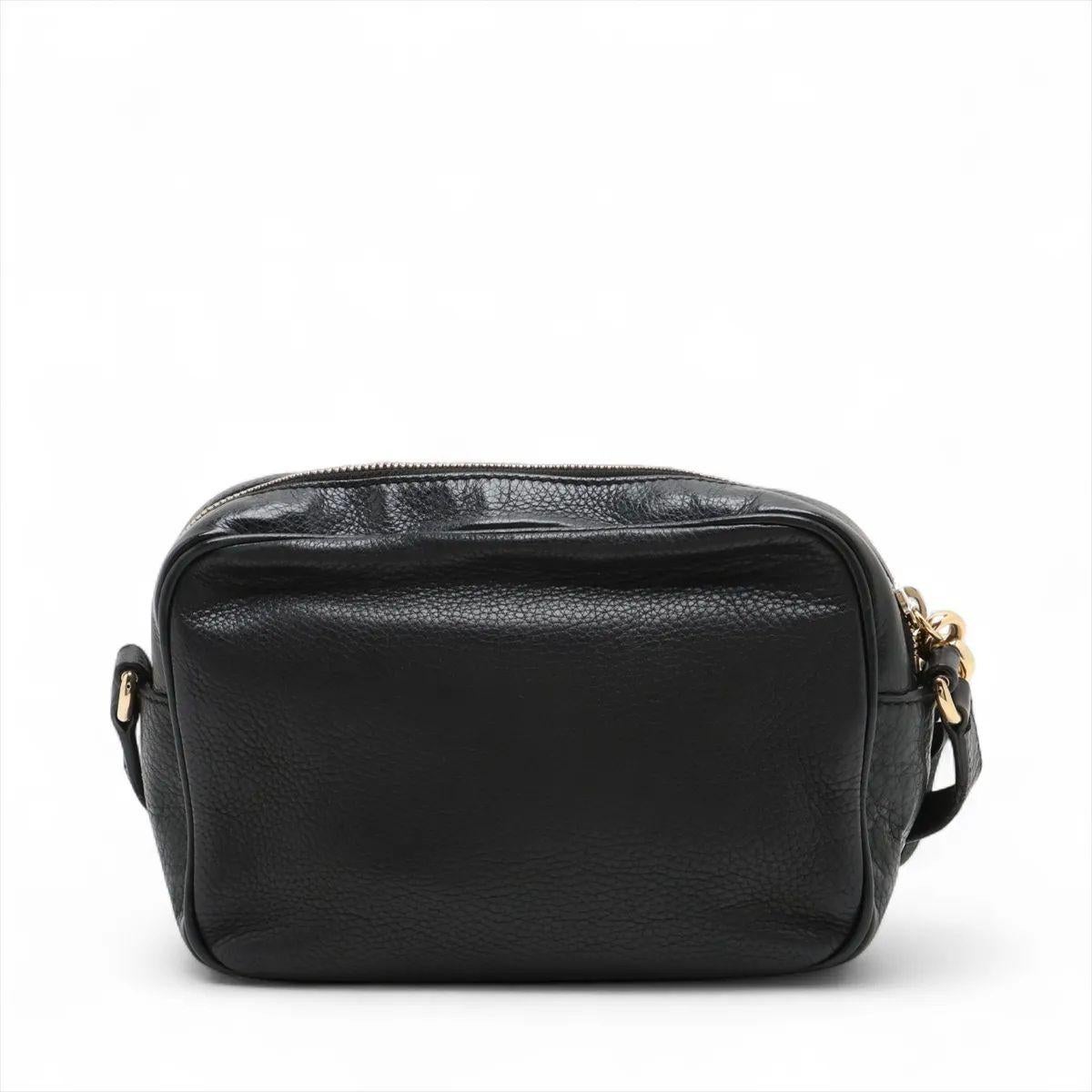 Nero Gucci Soho - Borsa a tracolla in pelle nera in vendita