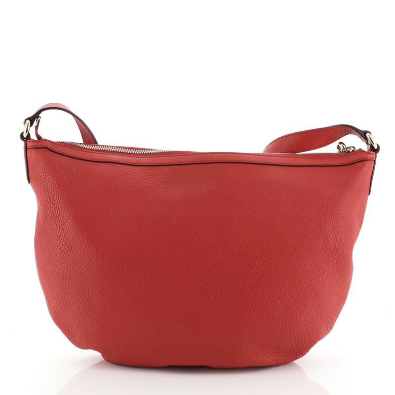 Red Gucci Soho Messenger Bag Leather Medium