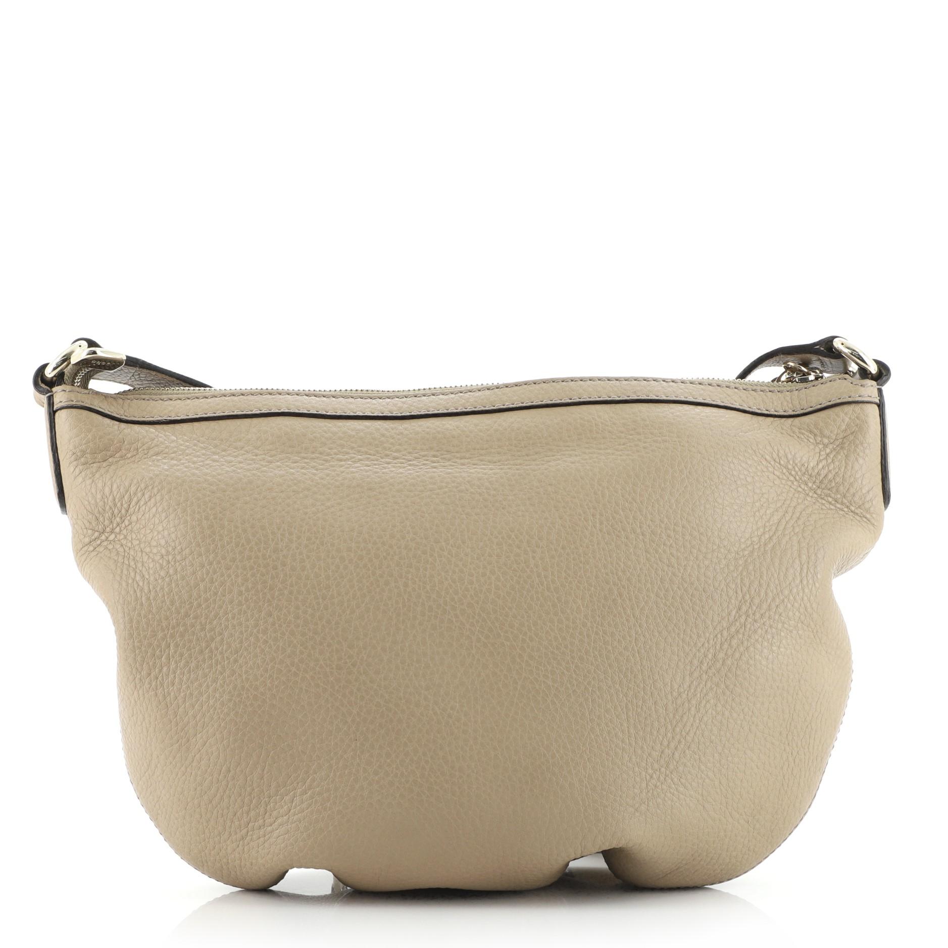 Gucci SOHO Messenger Bag Leder klein (Braun)
