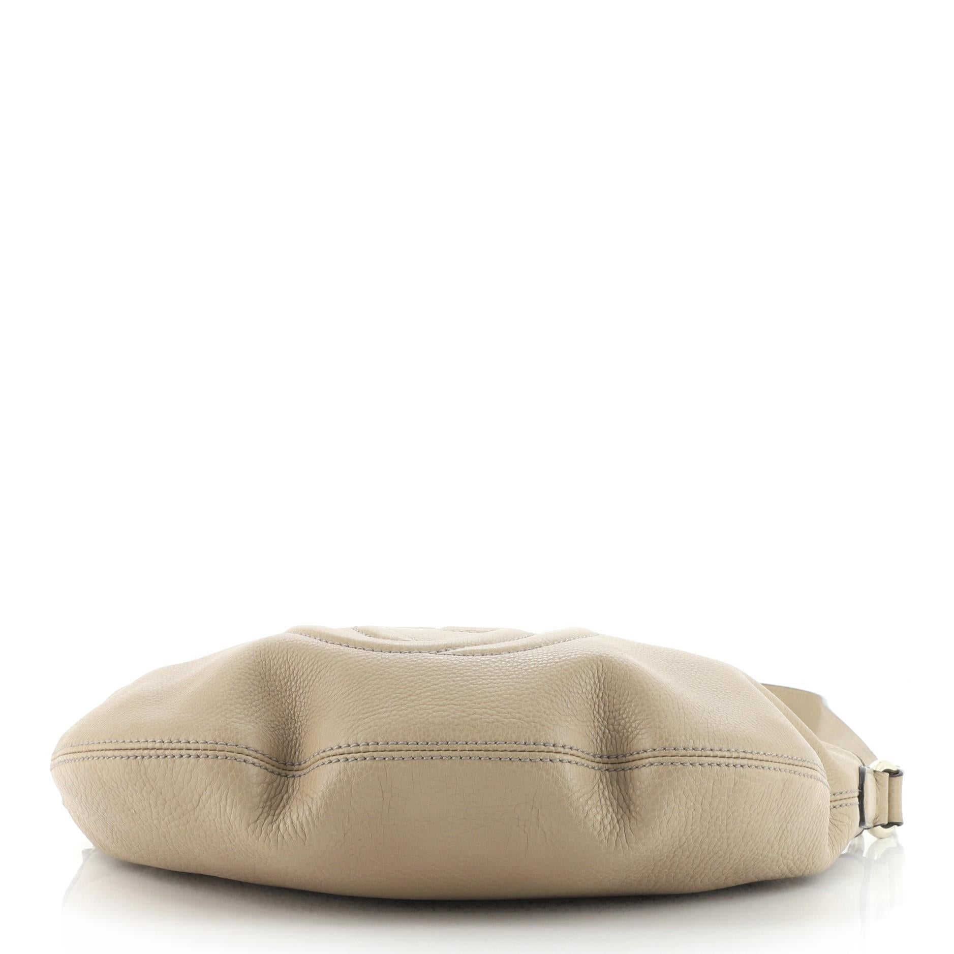 Gucci SOHO Messenger Bag Leder klein im Zustand „Gut“ in NY, NY