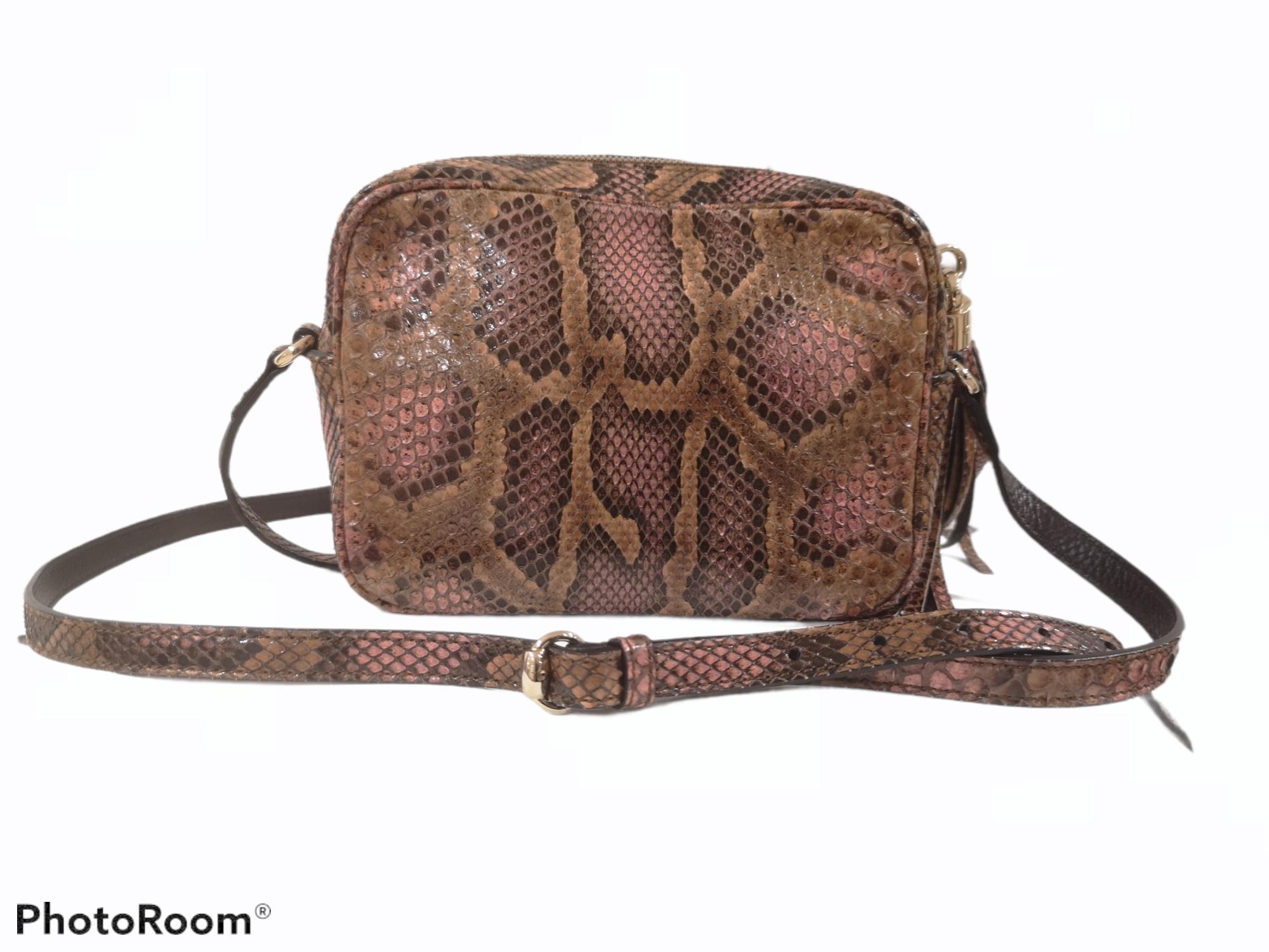 Women's Gucci Soho python shoulder bag