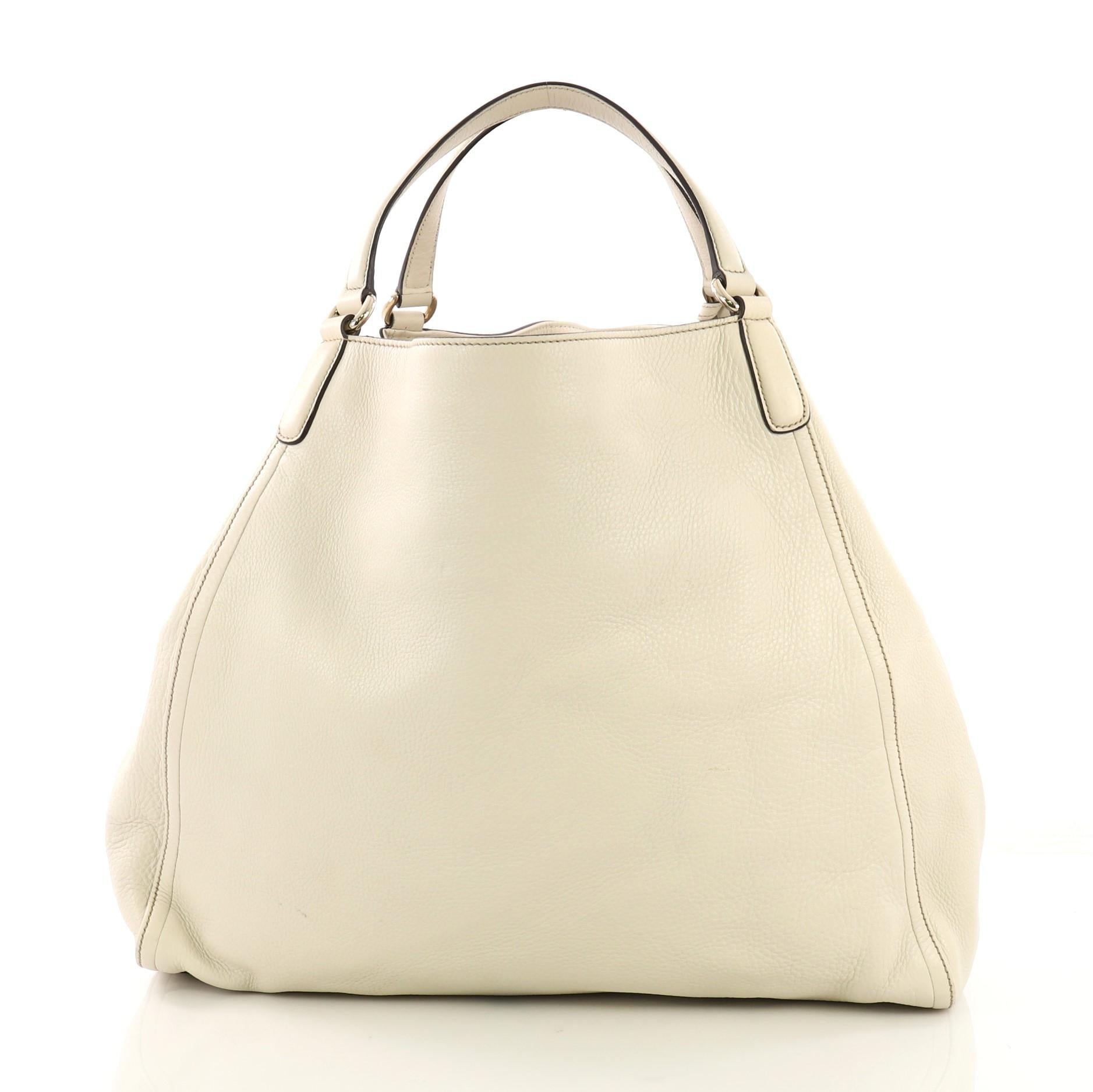 Gucci Soho Shoulder Bag Leather Large In Good Condition In NY, NY
