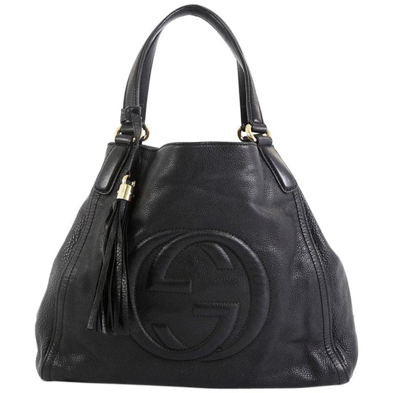 Gucci Soho Shoulder Bag Leather Medium at 1stDibs