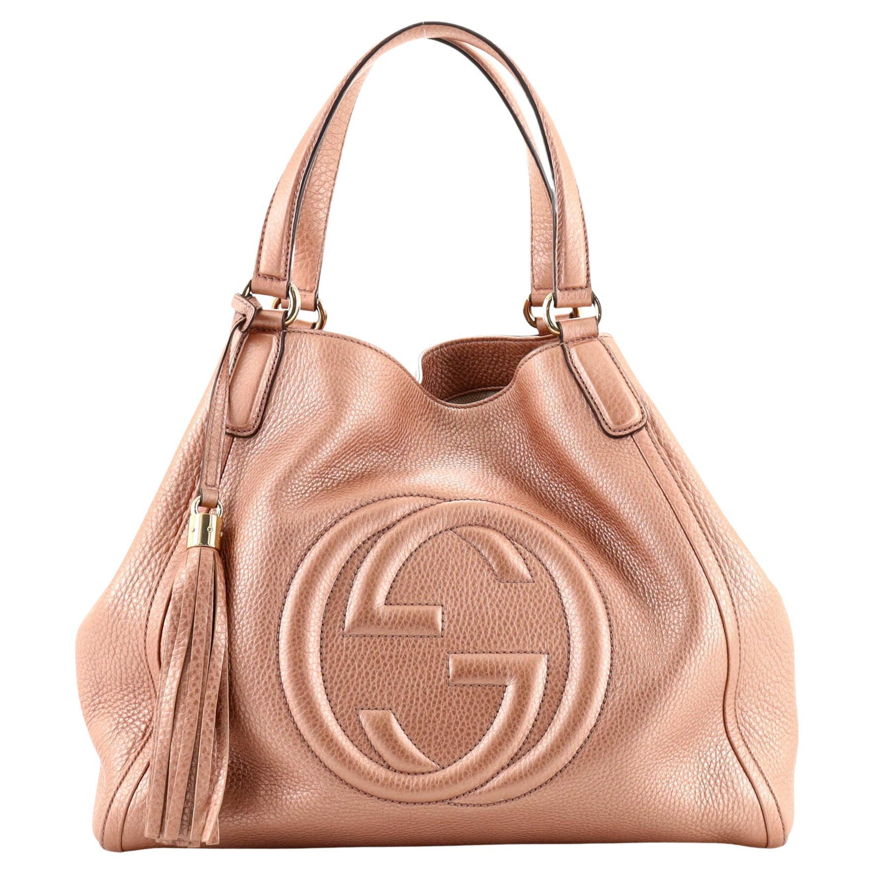 Gucci Soho Shoulder Bag Leather Medium at 1stDibs