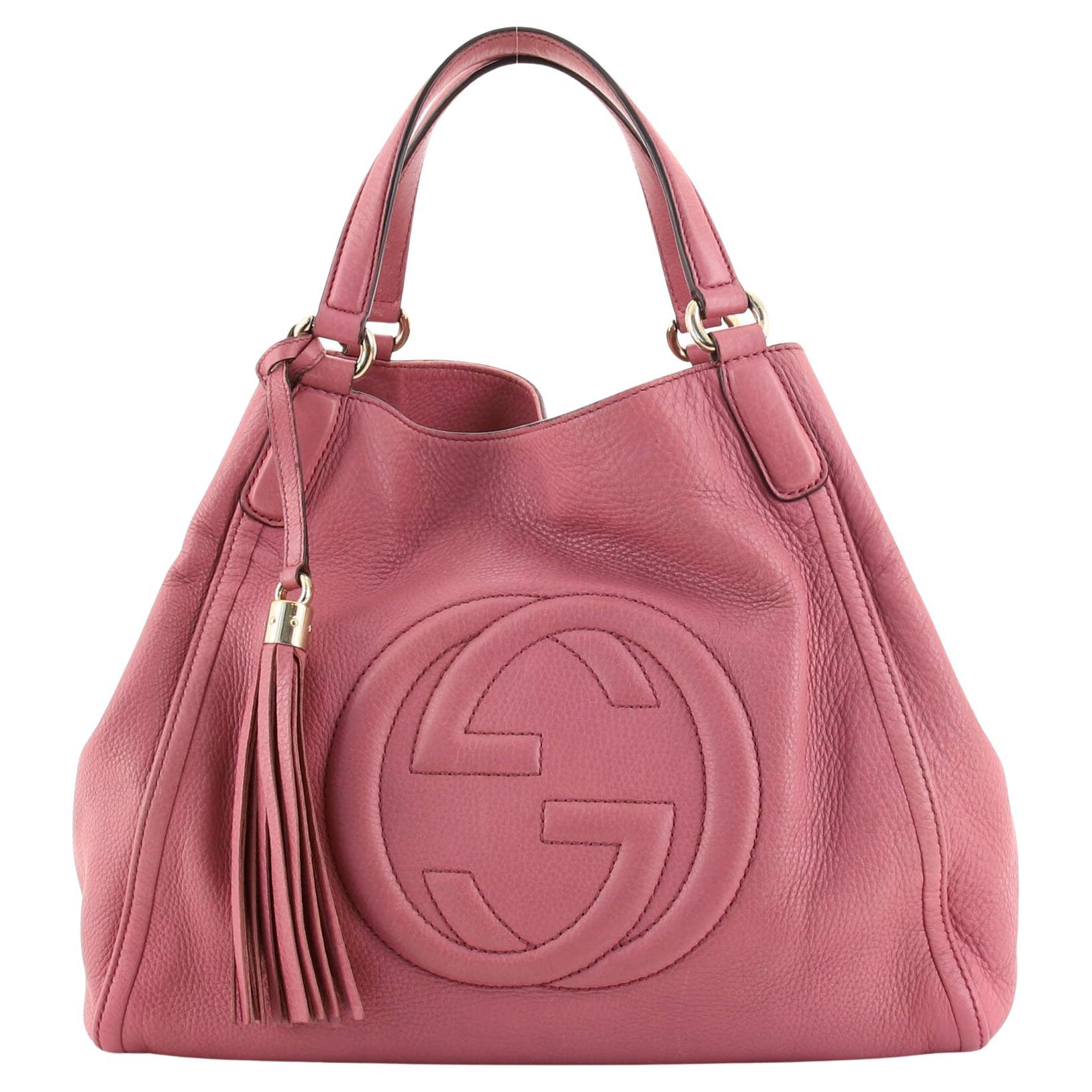 Gucci Soho Shoulder Bag Leather Medium at 1stDibs