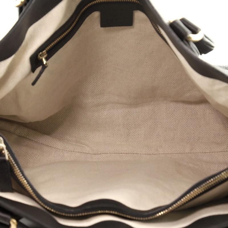 Black Gucci Soho Working Tote Leather Medium