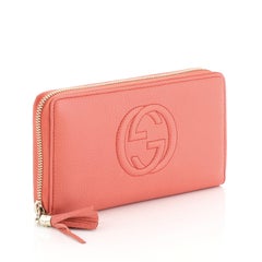 Gucci Soho Zip Around Wallet Leather