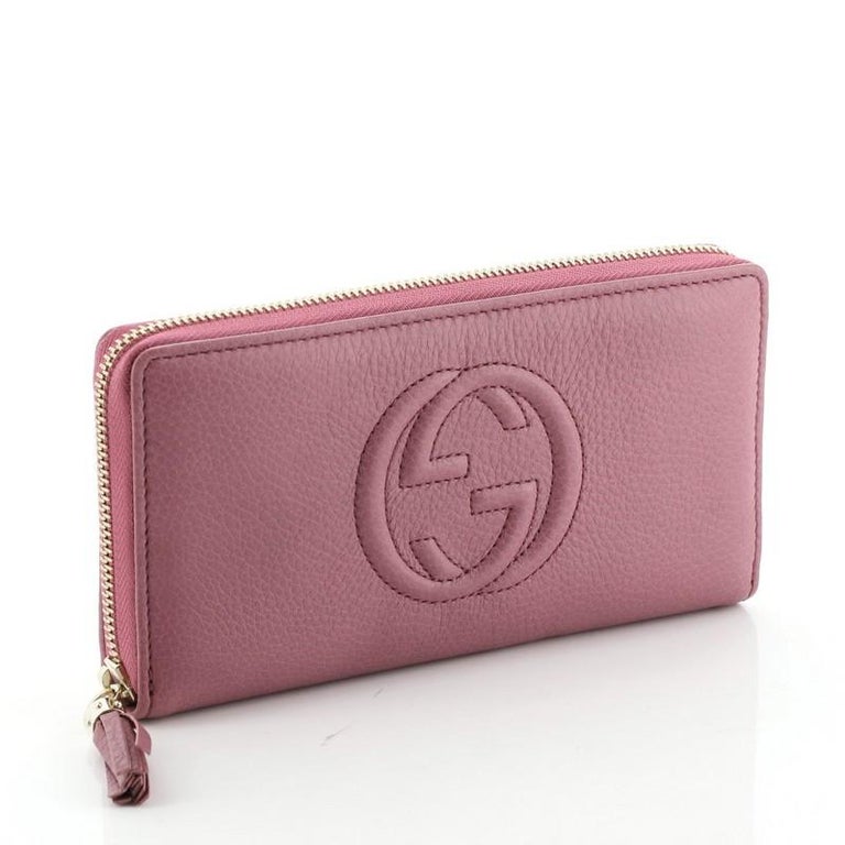 Gucci Soho Zip Around Wallet Leather at 1stDibs | gucci soho wallet ...