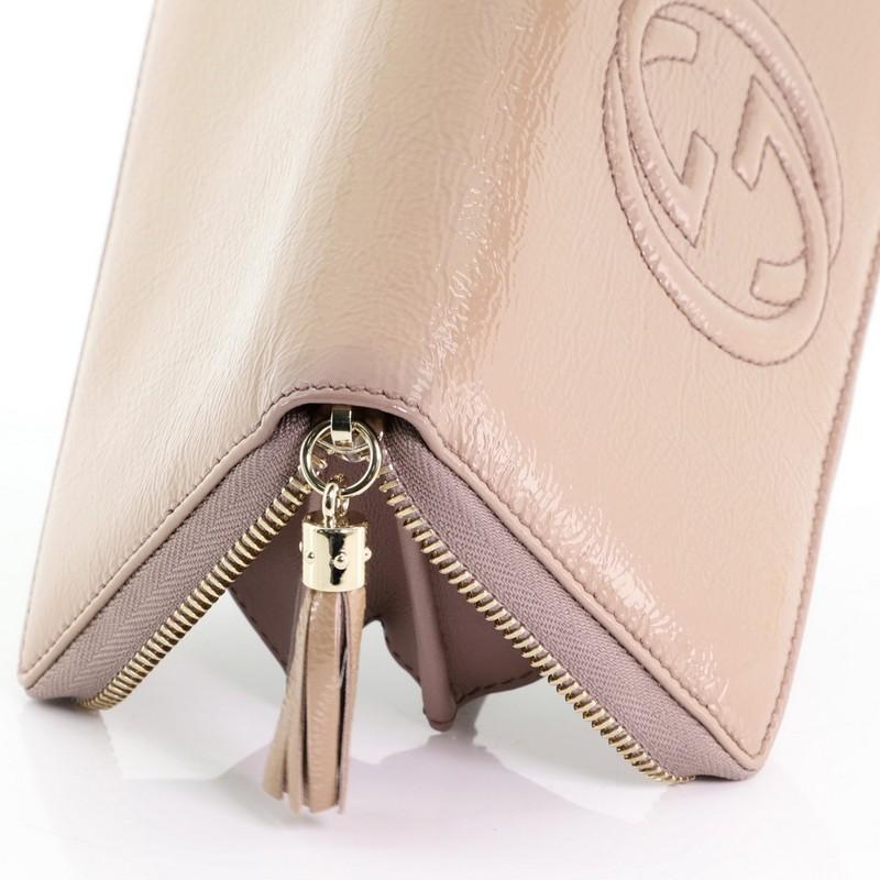 Gucci Soho Zip Around Wallet Leather 3