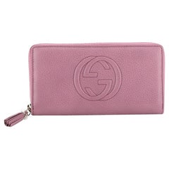 Gucci Soho Zip Around Wallet Leather