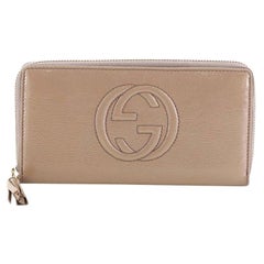 Gucci Soho Zip Around Wallet Leather