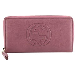 Gucci Soho Zip Around Wallet Leather